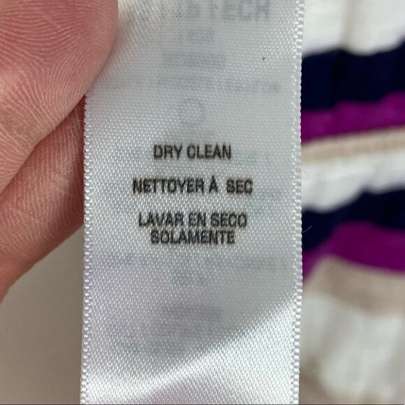 Splendid Strapless Striped Maxi Dress Very Berry Size XS Horizon USA Made Boho - Picture 7 of 13